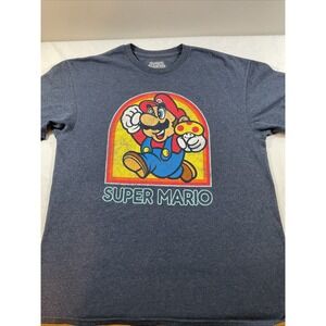 Lot of 2 shirts 2019 Donkey Kong and Super Mario Pullover T Shirts size Large F9